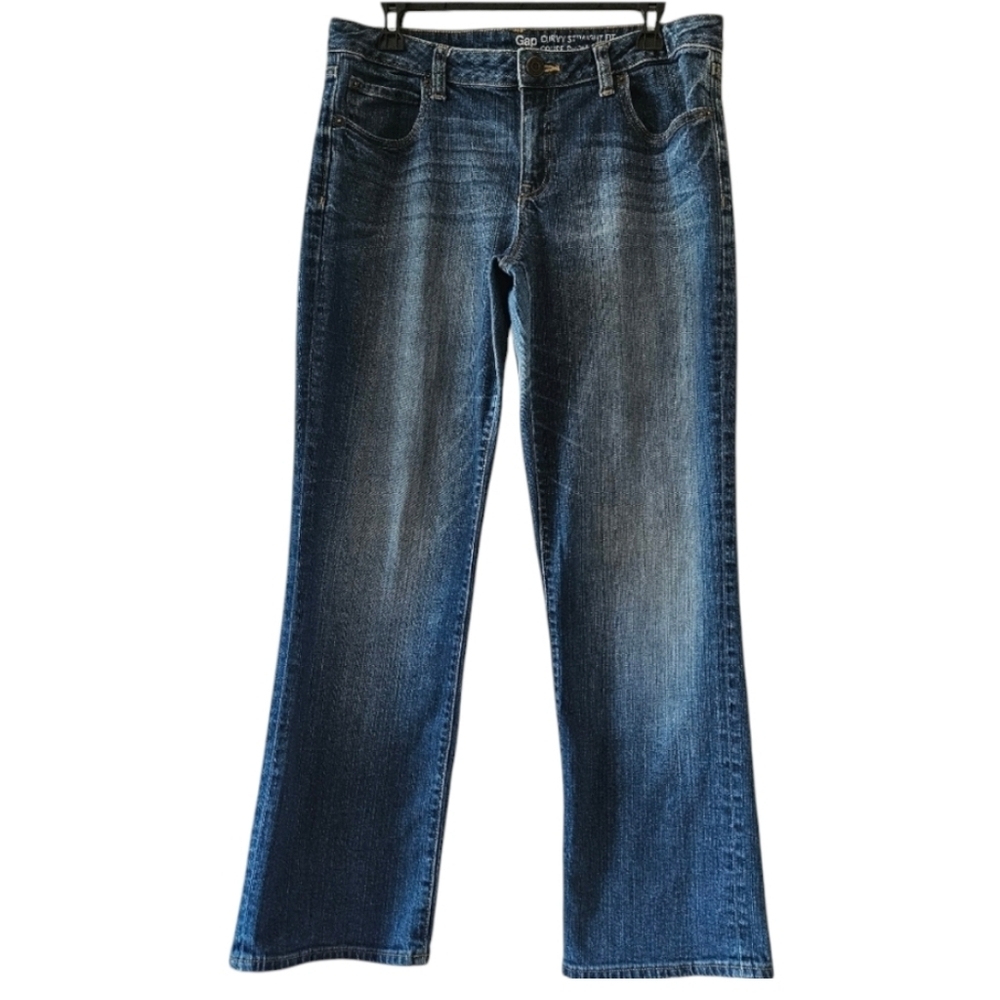 GAP Women's Straight Leg Jeans - Blue